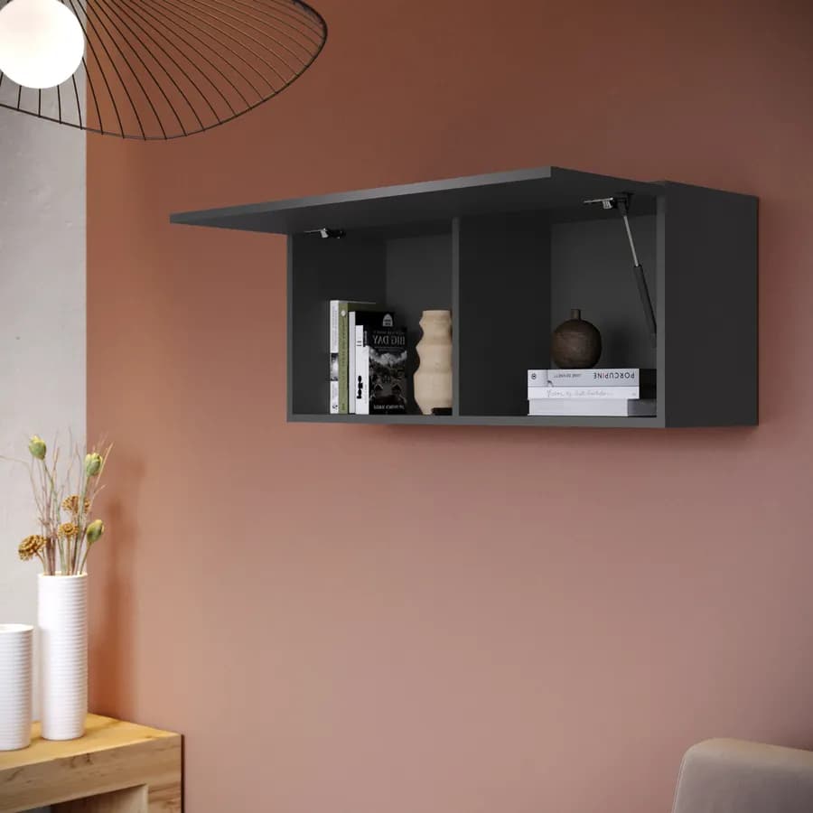 Pensile vasistas 90x40h cm antracite opaco - Kayros