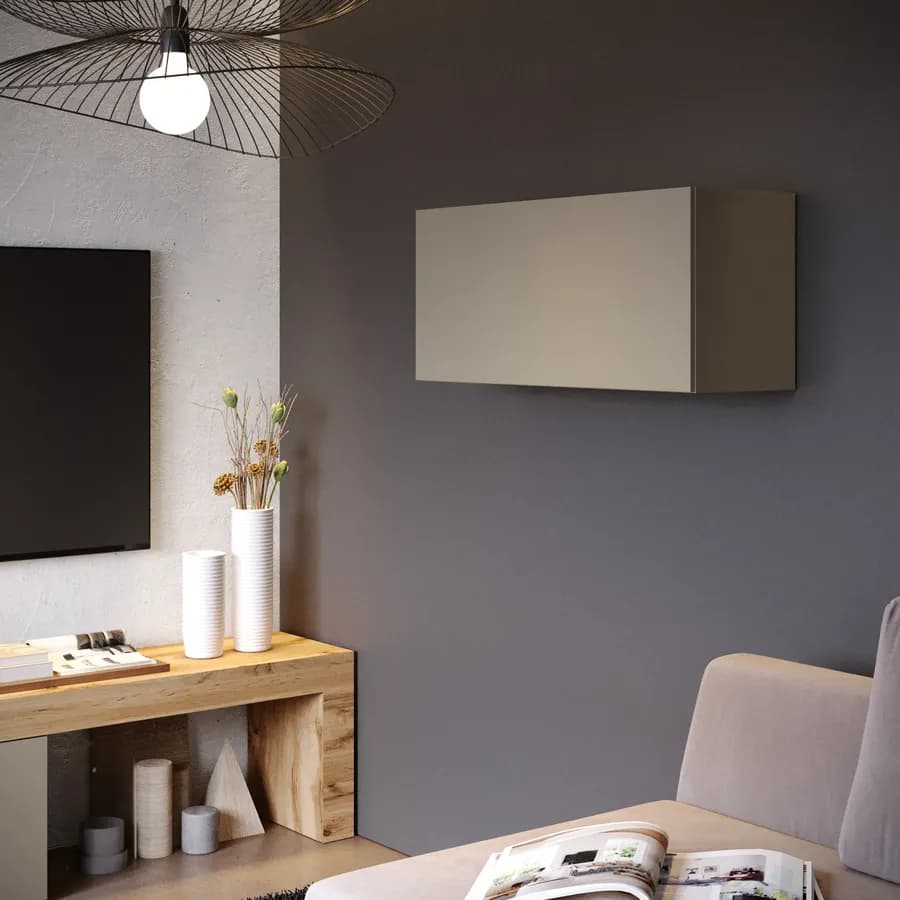 Pensile vasistas 90x40h cm tortora opaco - Kayros