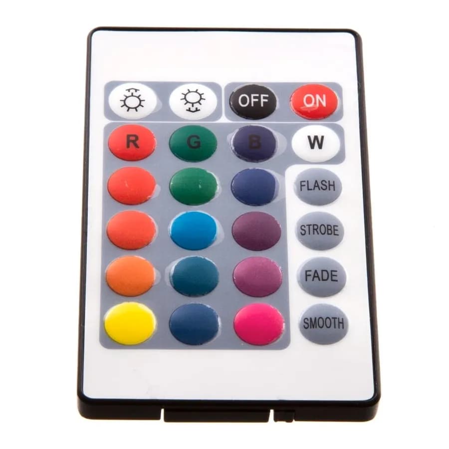 Piantana 138 h cm neron con luci multicolore e telecomando