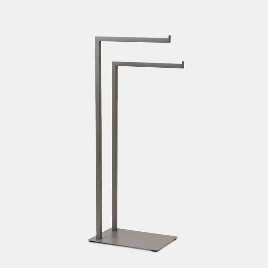 Piantana portasalviette in acciaio inox tortora opaco - Clover