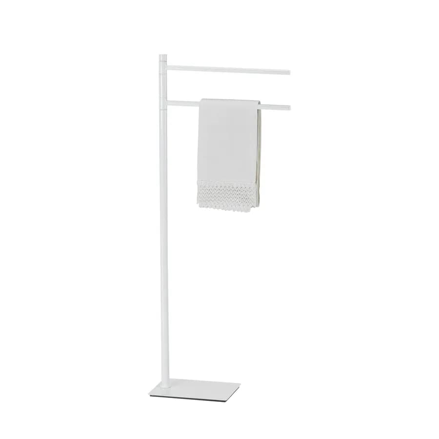 Piantana portasciugamani in acciaio inox bianco - Trilly di Gedy