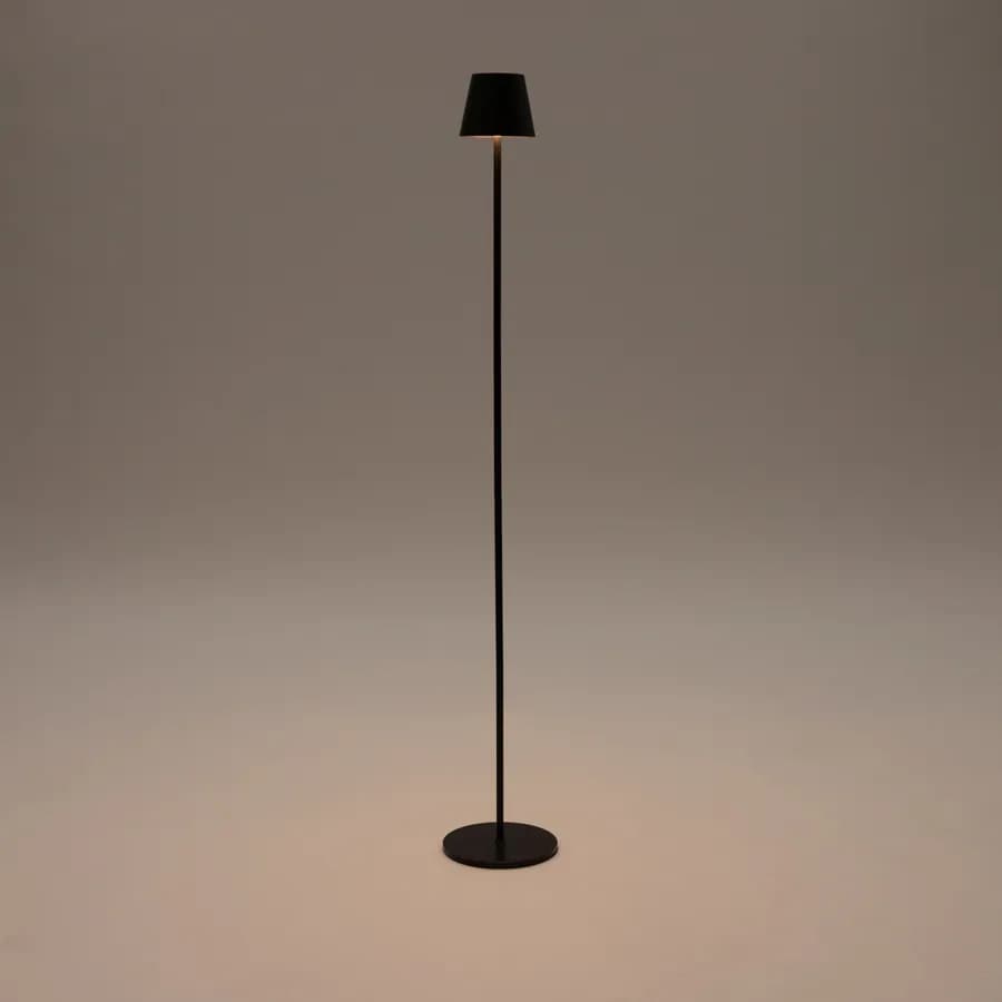 Piantana touch a LED in alluminio nero con altezza regolabile - Classic