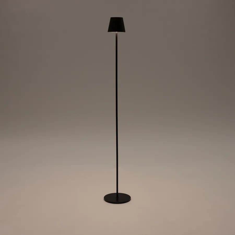 Piantana touch a LED in alluminio nero con altezza regolabile - Classic