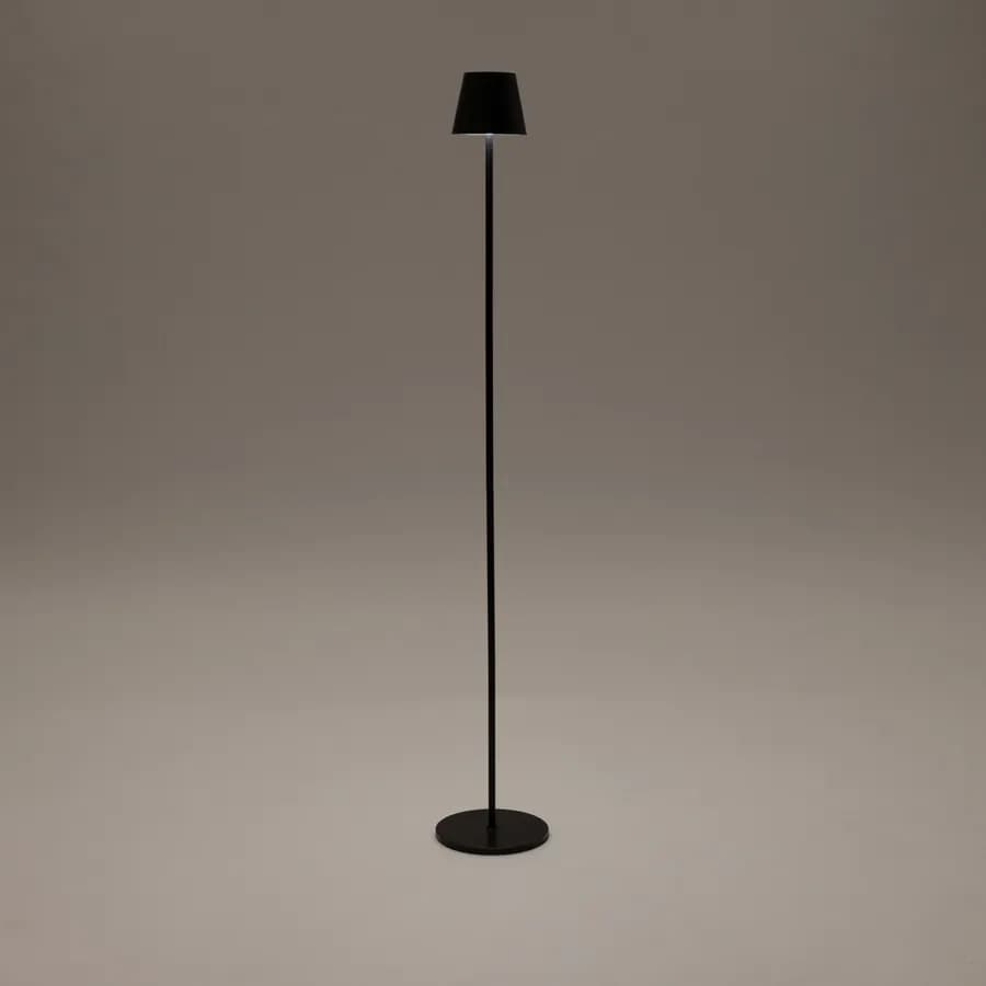 Piantana touch a LED in alluminio nero con altezza regolabile - Classic