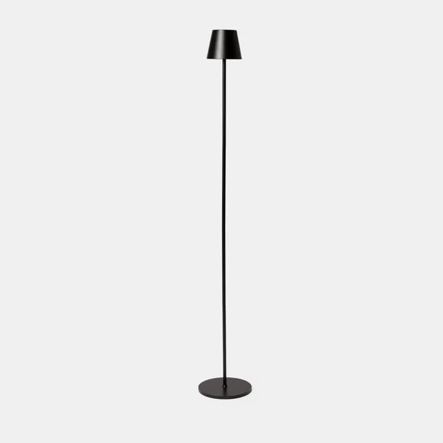 Piantana touch a LED in alluminio nero con altezza regolabile - Classic
