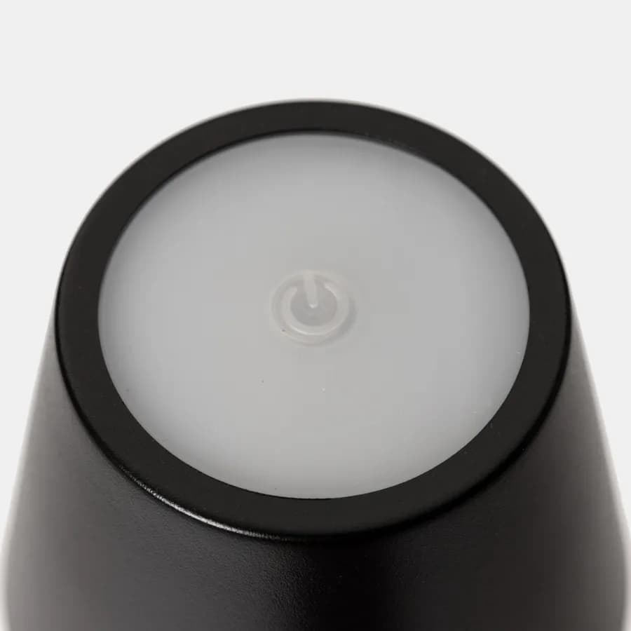 Piantana touch a LED in alluminio nero con altezza regolabile - Classic