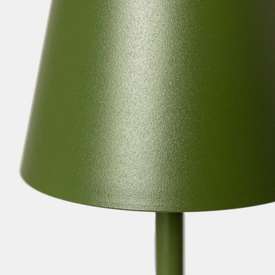 Piantana touch a LED in alluminio verde con altezza regolabile - Classic
