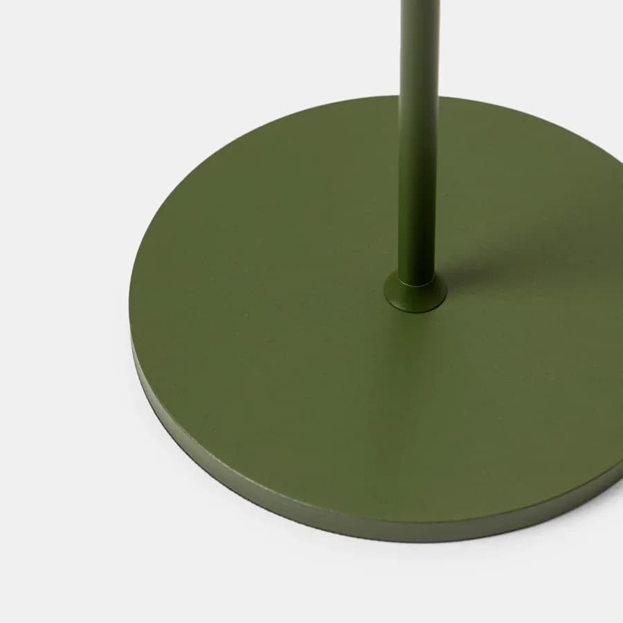 Piantana touch a LED in alluminio verde con altezza regolabile - Classic
