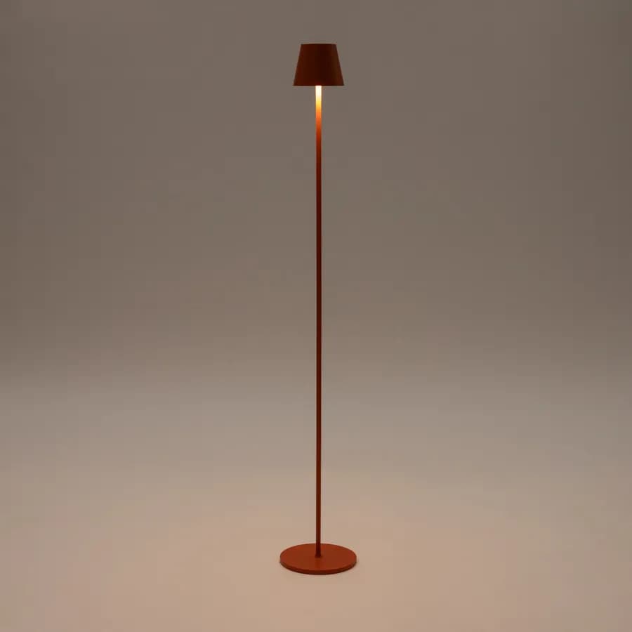 Piantana touch a LED in alluminio aragosta con altezza regolabile - Classic