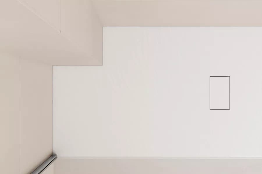 Piatto doccia 90x90 cm ultraslim riducibile bianco effetto pietra - Rok