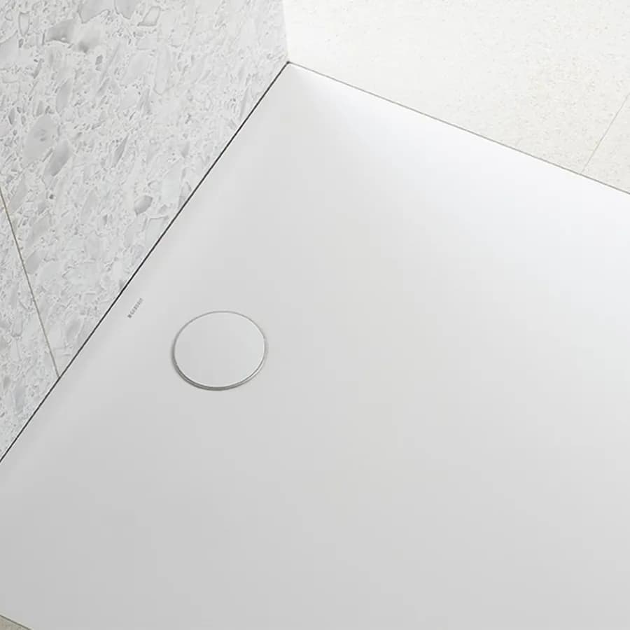 Piatto doccia 90x90 cm bianco satinato Serie Olona - Geberit
