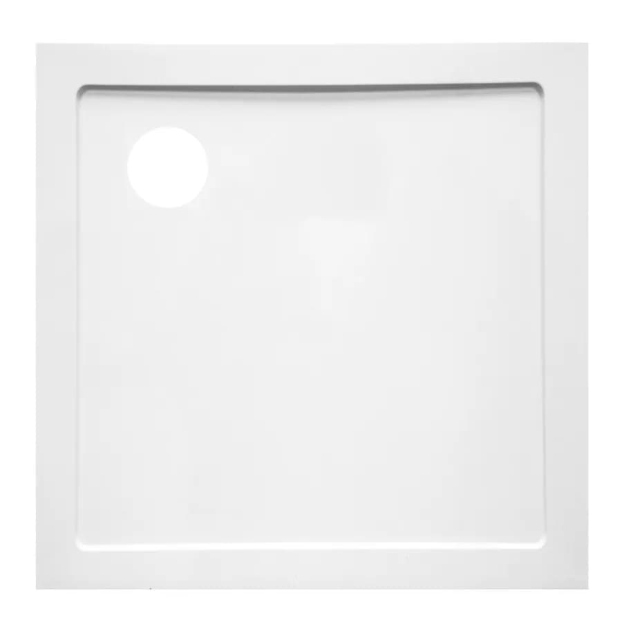 Piatto doccia 80x80 cm ultrapiatto altezza 3,5 cm in policril - Prist