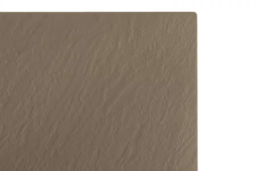 Piatto doccia 170x80 cm ultraslim riducibile cappuccino effetto pietra - Rok