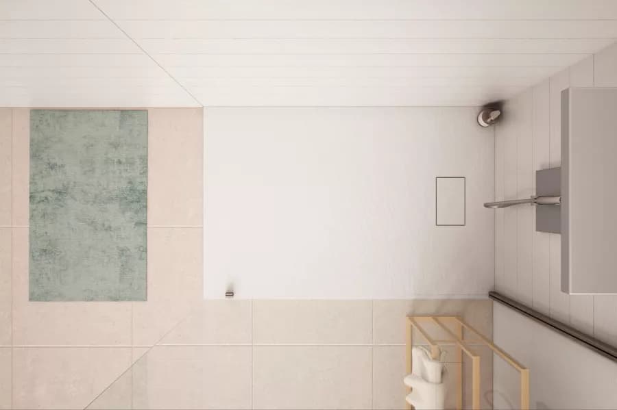 Piatto doccia 140x90 cm ultraslim riducibile bianco effetto pietra - Rok