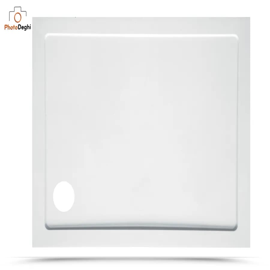 Piatto doccia 90x100 cm ultrapiatto altezza 3,5 cm in policril - Prist
