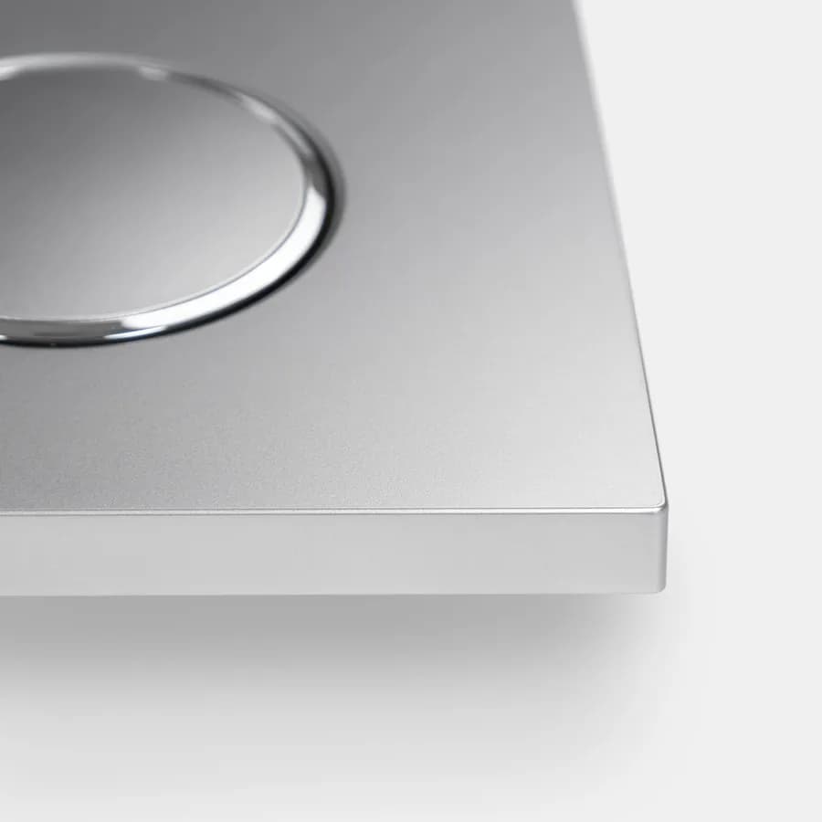 Placca di comando Geberit finitura opaca risciacquo a 2 quantità - Sigma20 round
