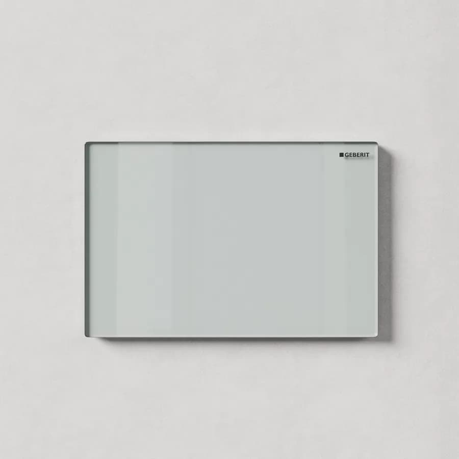 Placca di copertura per sistemi ad incasso Geberit Sigma vetro bianco