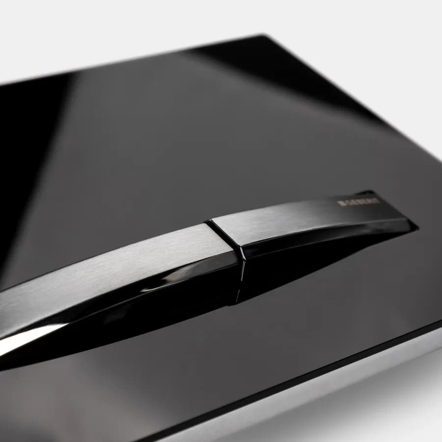 Geberit placca di comando doppio tasto nero intenso per Sigma 8 - Sigma50 square