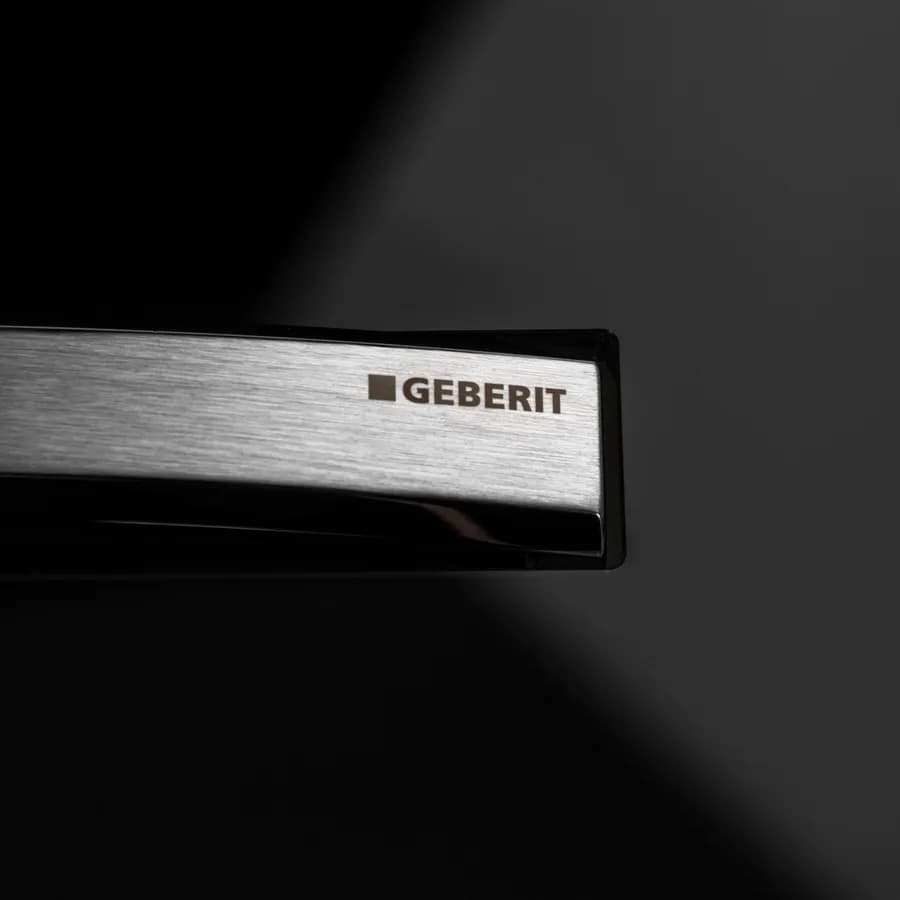 Geberit placca di comando doppio tasto nero intenso per Sigma 8 - Sigma50 square