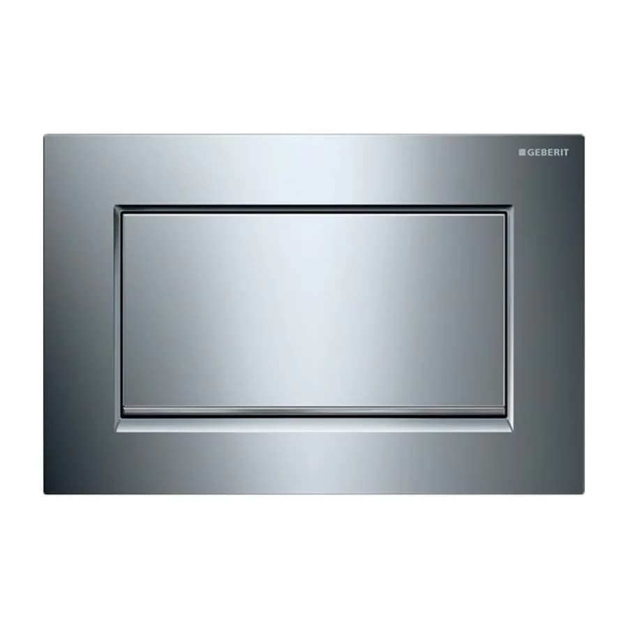 Placca monocomando avvitabile Geberit cromato-spazzolato - Sigma10 square