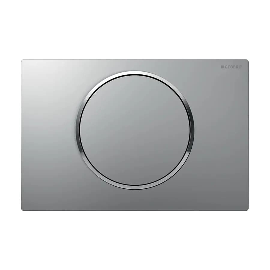 Placca monocomando Geberit satinato-cromo - Sigma10 round