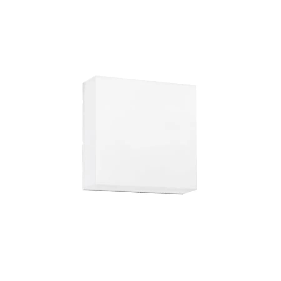 Plafoniera LED da esterno 25x25 cm acrilico bianco