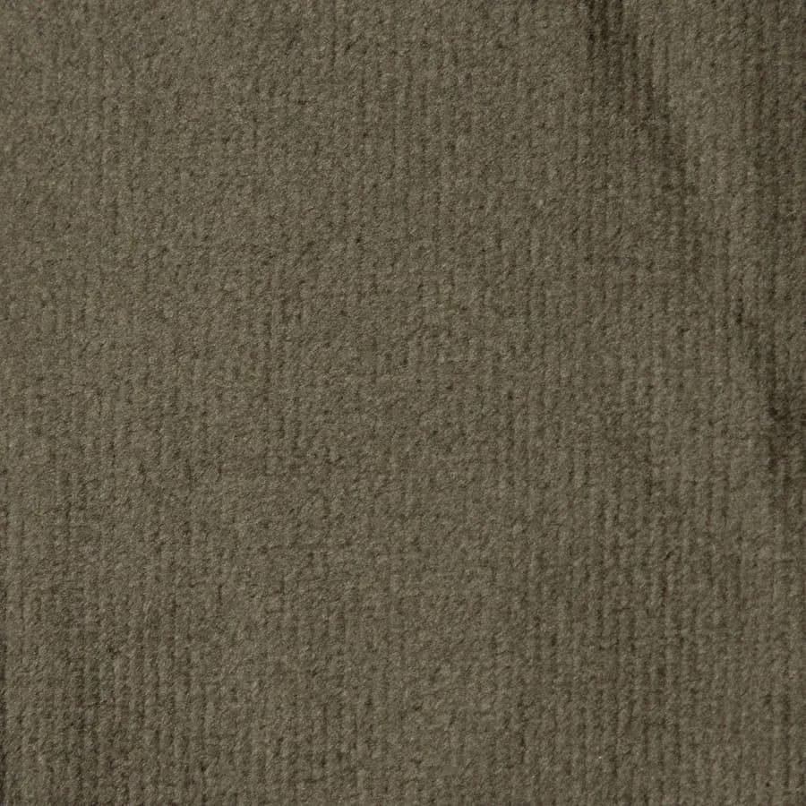 Poltrona in velluto trapuntato verde scuro con gambe in metallo nero - Sulis