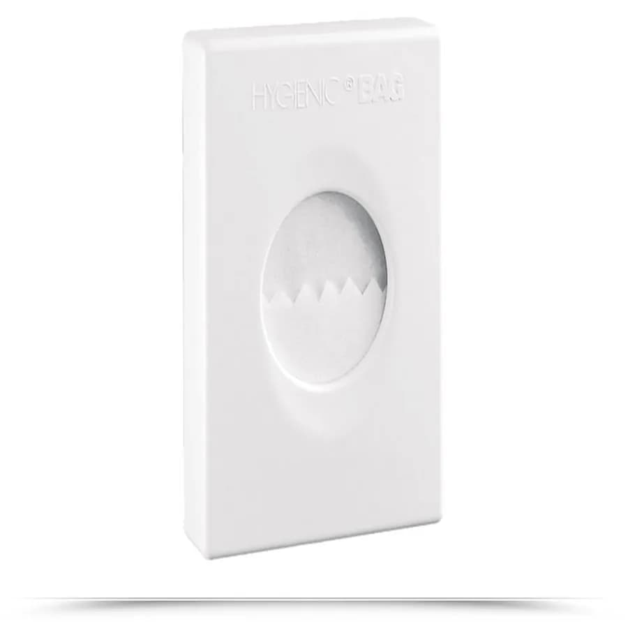 Porta sacchetti igienici da muro Gedy per bagno hotellerie bianco