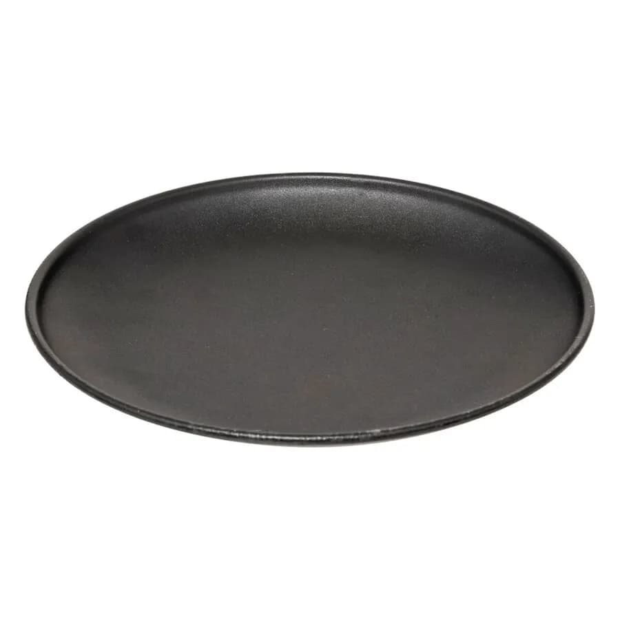 Portaombrelli rotondo 21 cm in metallo nero con vassoio estraibile