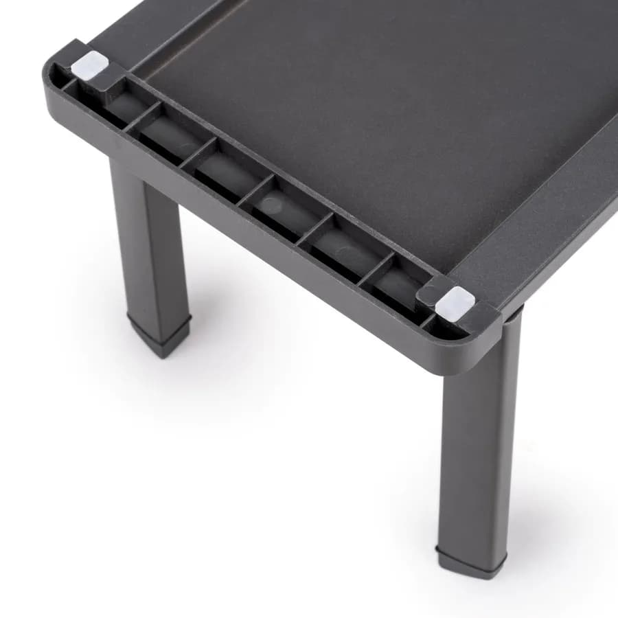 Portapiatti verticale per cassetto in alluminio e ABS antracite - Orderly