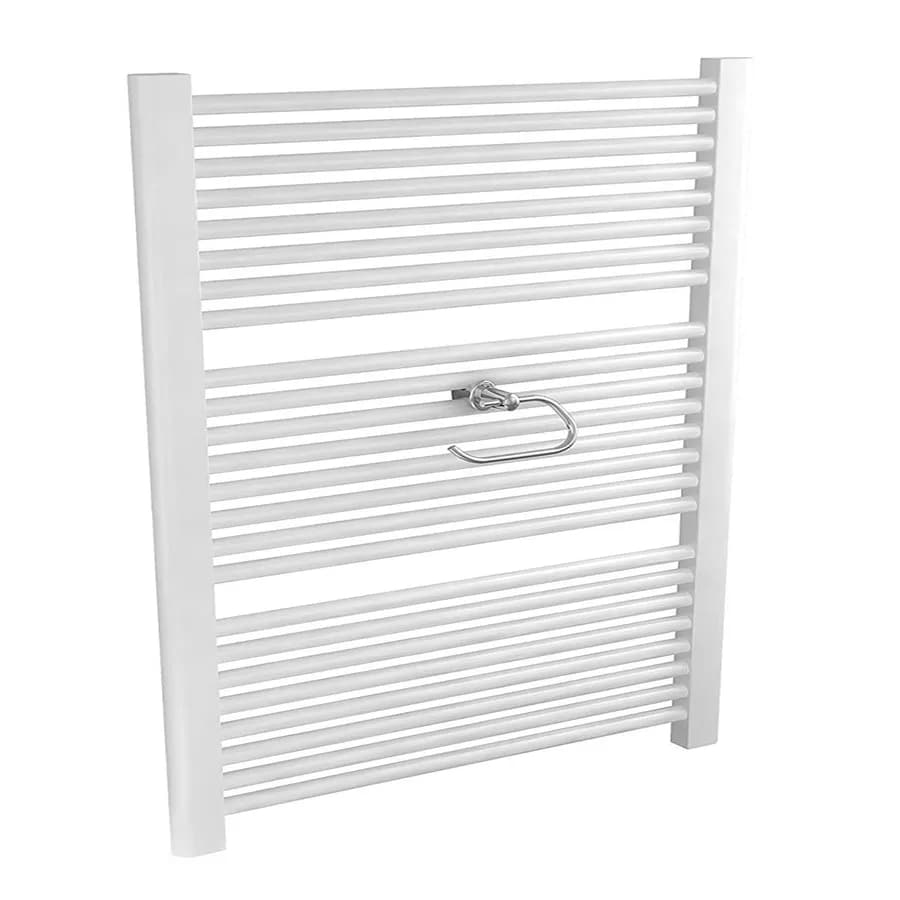 Portarotolo bianco abs porta carta igienica per radiatori e scaldasalviette 12,6 cm