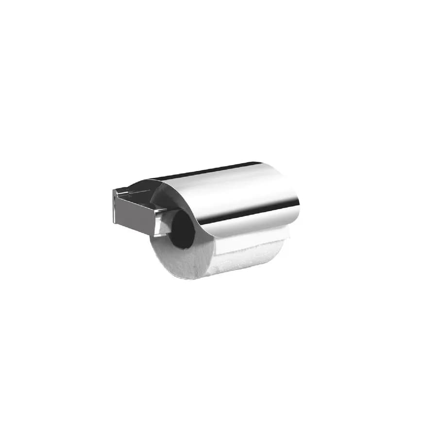 Portarotolo coperto a muro in ottone e cromall cromo - Kent di Gedy