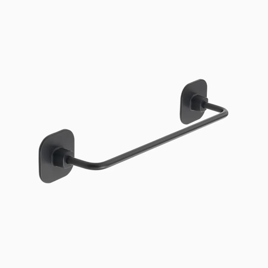 Portasalviette 30 cm in acciaio inox nero opaco - Teide di Gedy