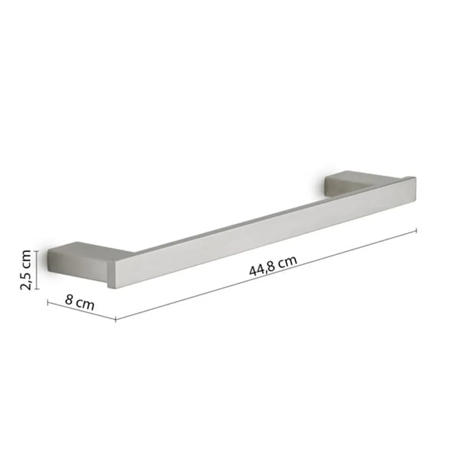 Portasalviette 45 cm in acciaio inox spazzolato - Maui di Gedy