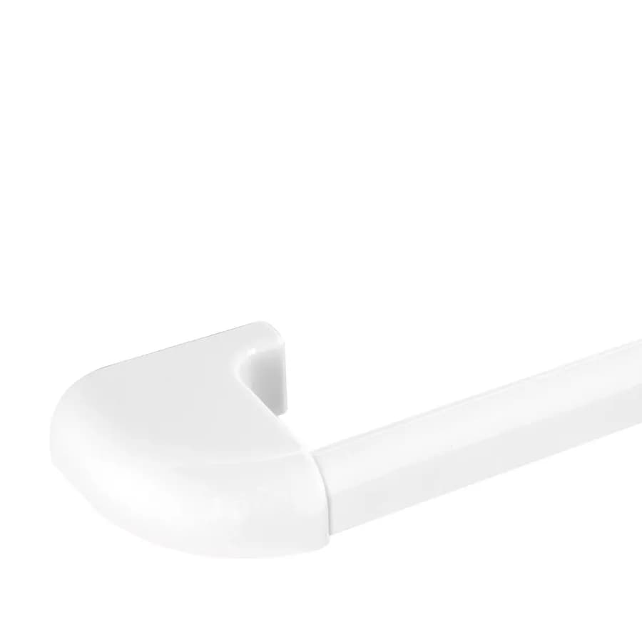 Portasalviette a parete 50 cm doppio fissaggio in abs bianco - Gioia