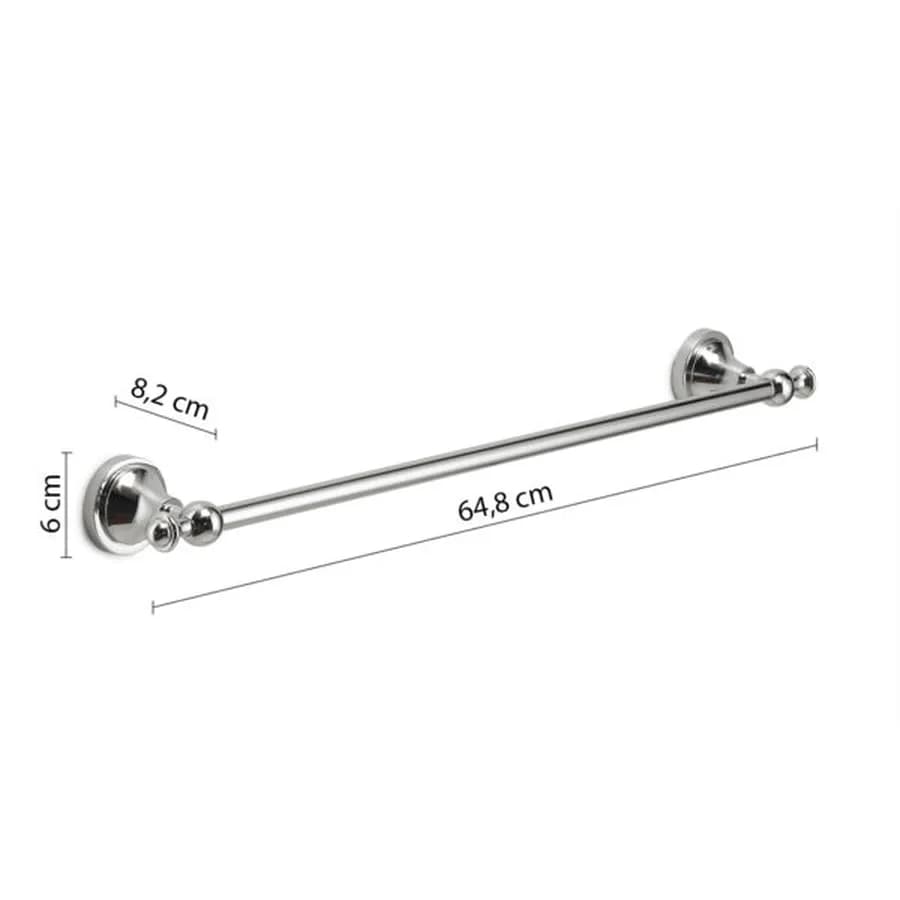 Portasalviette 60 cm in acciaio inox - Nevis di Gedy