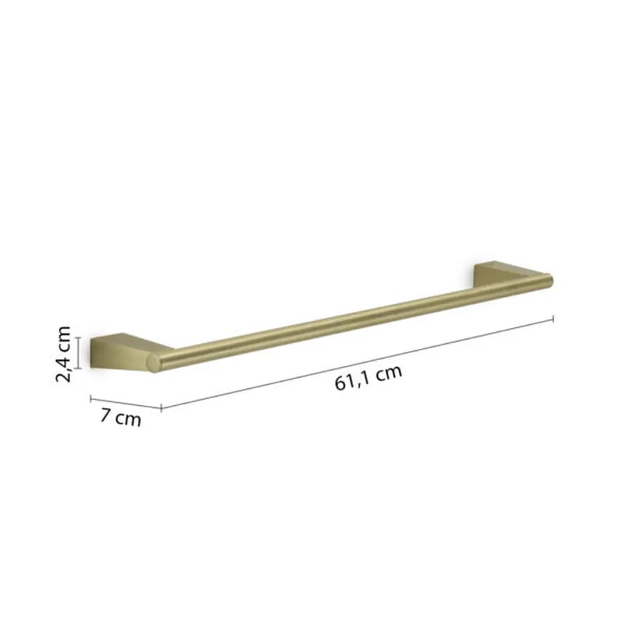 Portasalviette 60 cm in acciaio inox oro opaco - Tonale di Gedy