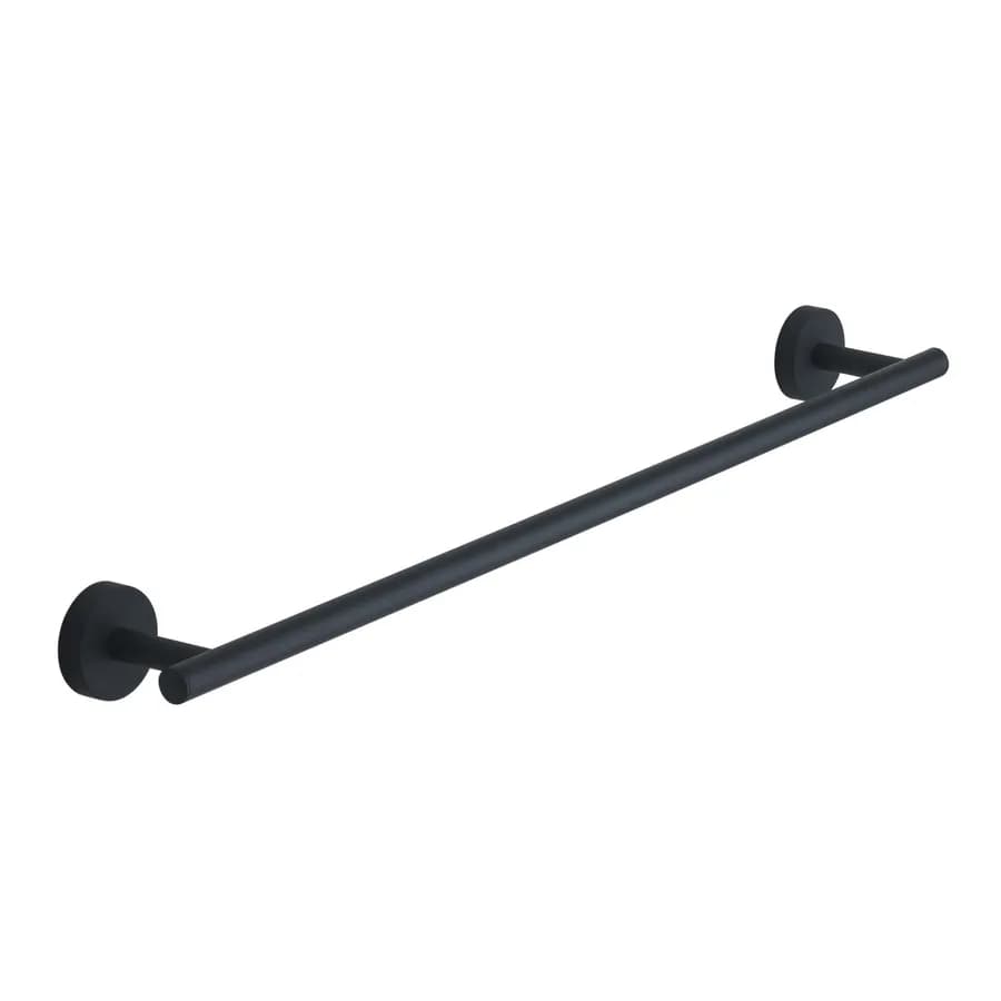 Portasalviette a muro 60 cm in acciaio inox e cromall nero - Eros di Gedy