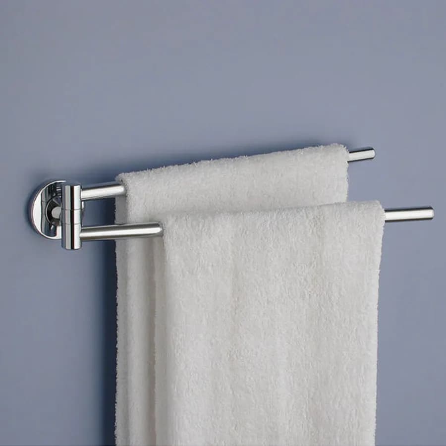 Portasalviette a snodo in acciaio inox e cromall cromo - Vermont Pro di Gedy