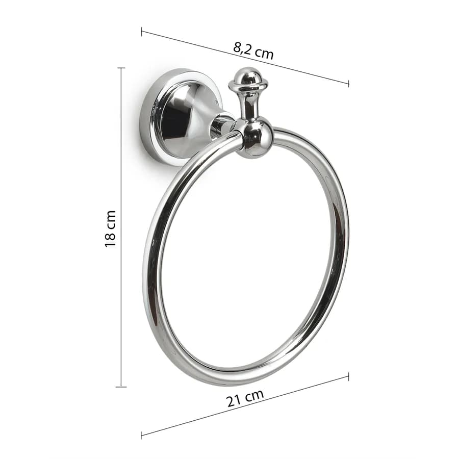 Portasalviette ad anello in acciaio inox - Nevis di Gedy