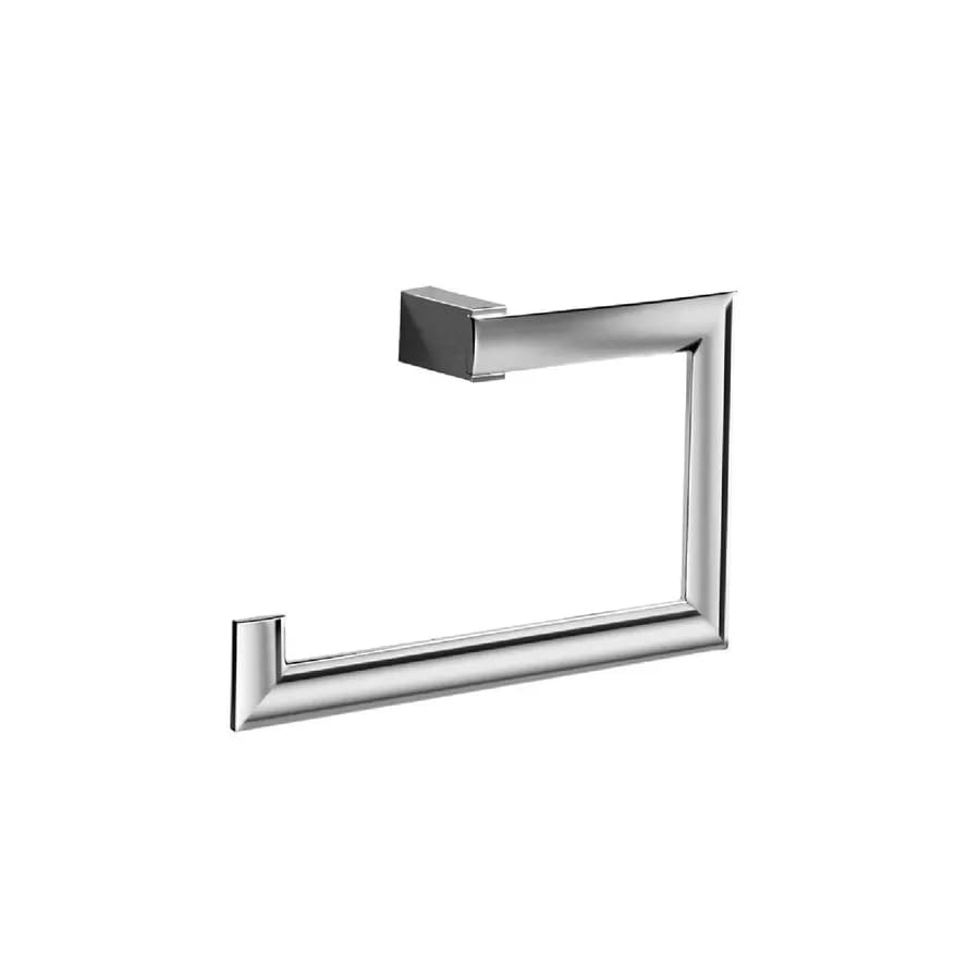 Portasalviette ad anello a muro in ottone e cromall cromo - Kent di Gedy