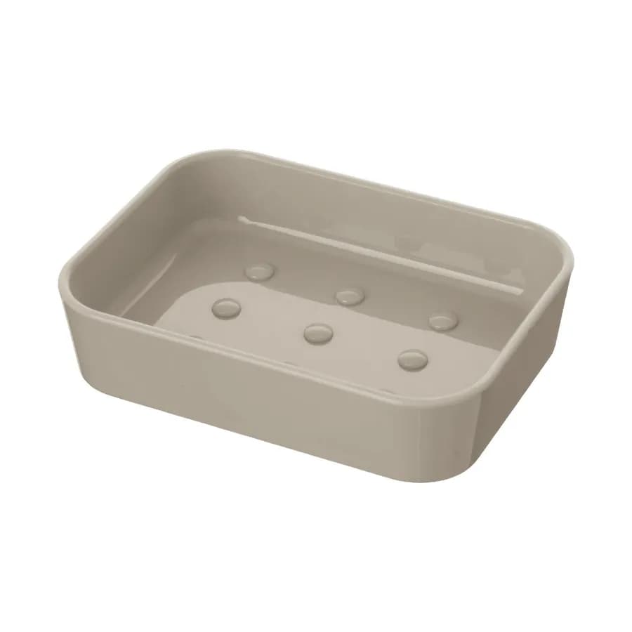 Portasapone da appoggio in plastica beige - Linea Star