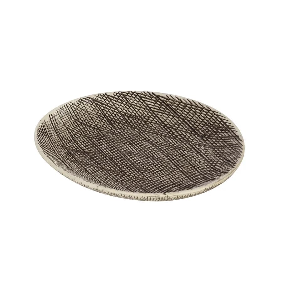 Portasapone da appoggio in ceramica grigio - Safari