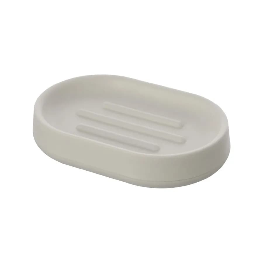 Portasapone da appoggio in resina bianco - Linea Pop