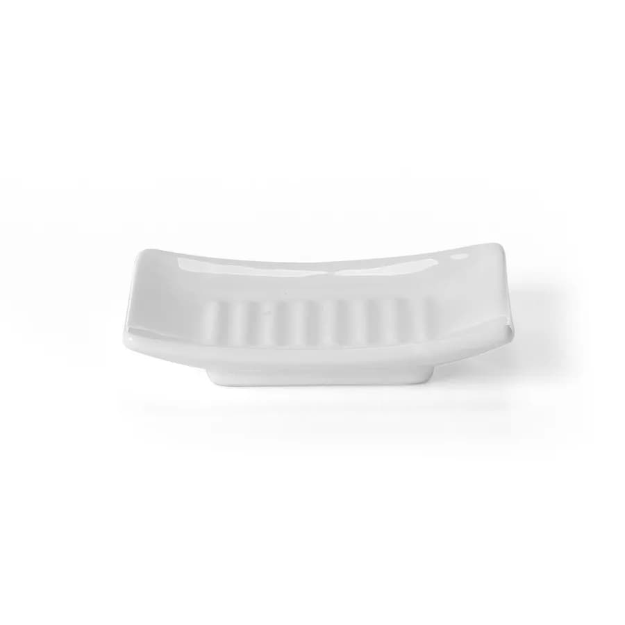 Portasapone d'appoggio in ceramica bianco - Verbena di Gedy