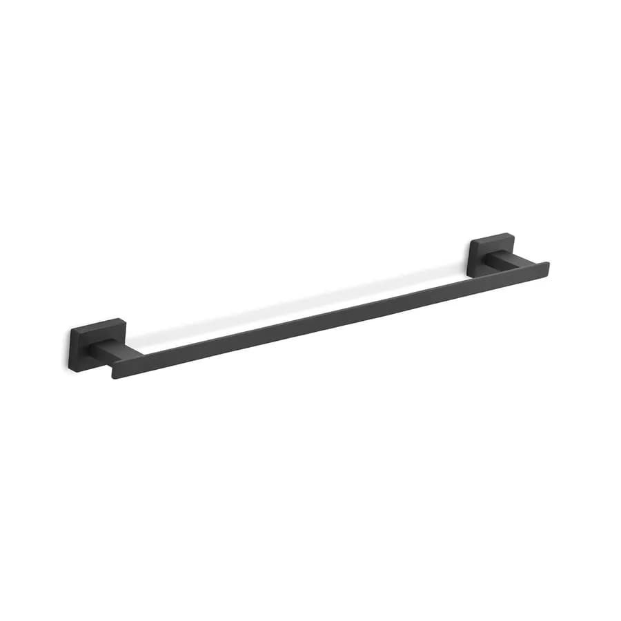 Portasalviette a muro 45 cm in acciaio inox e cromall nero - Atena di Gedy