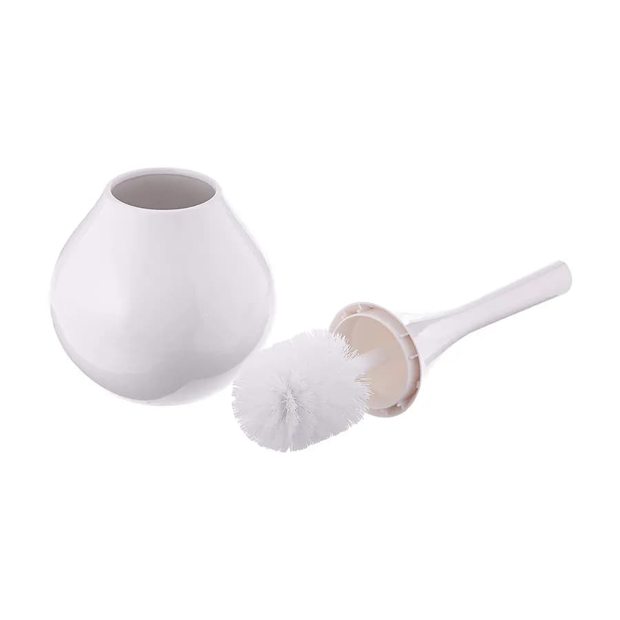 Portascopino da appoggio in ceramica bianco - Azalea di Gedy
