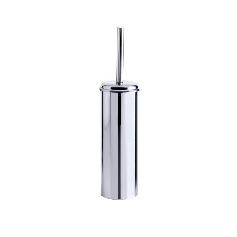 Portascopino d'appoggio in acciaio inox e cromall cromo - Vermont Pro di Gedy