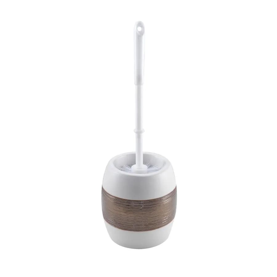 Portascopino d'appoggio in ceramica bianco - Alexia di Gedy