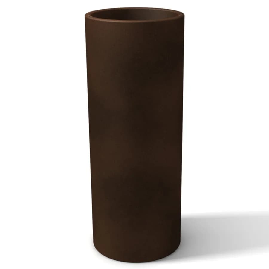 Portavaso da esterno 70 h cm in polietilene marrone - Contesly
